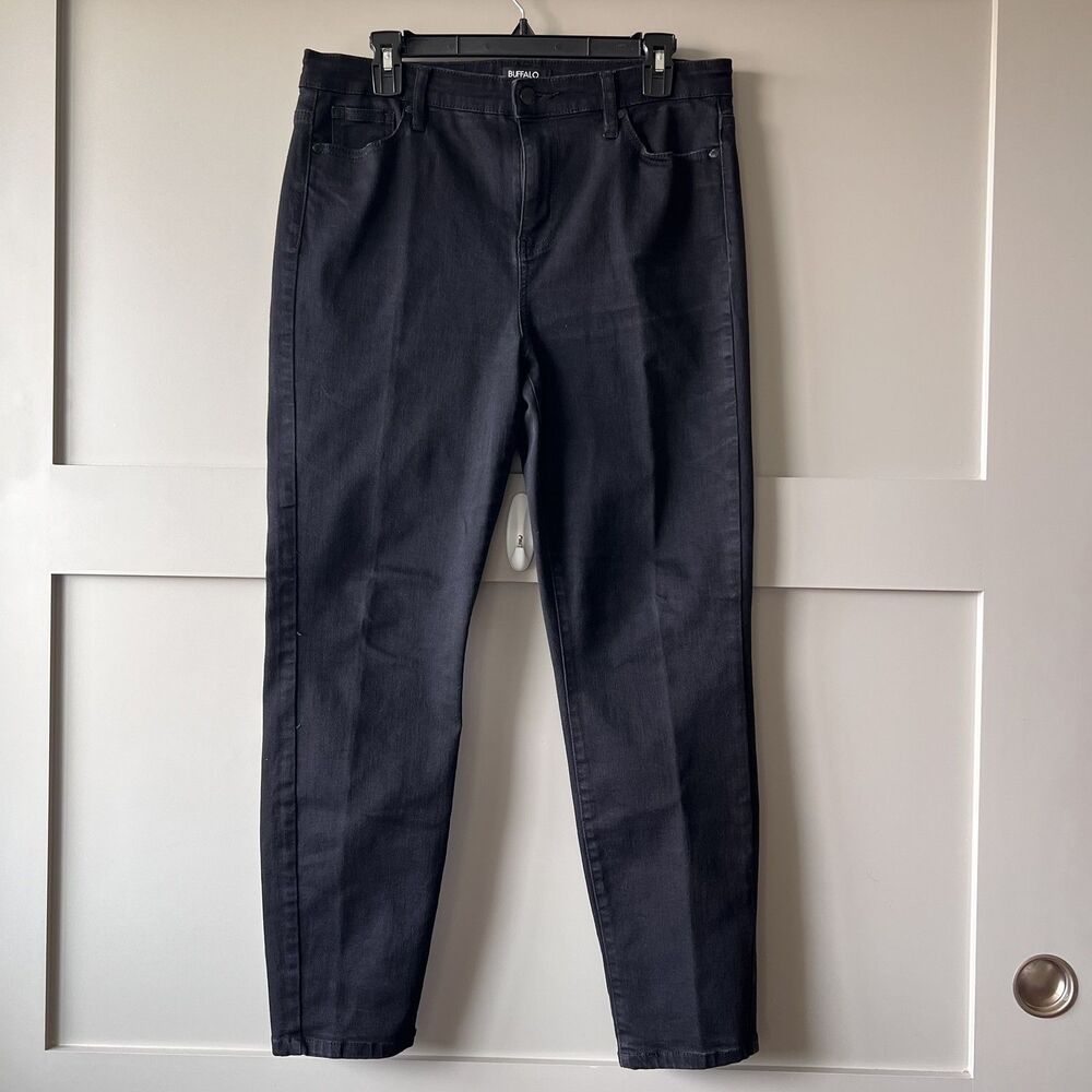 Buffalo David Bitton Jeans Womens 12 Black Mollie High-Rise Stretch Skinny Pants